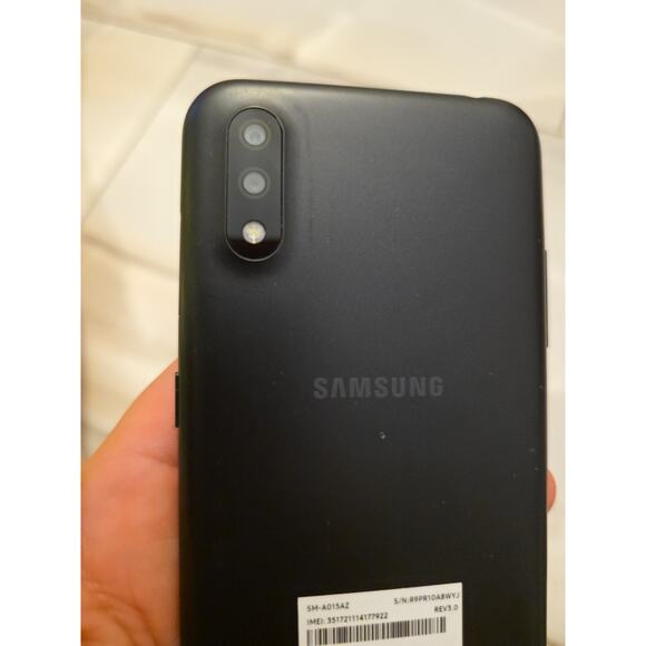 Samsung Galaxy A01 - 16GB - Smartphone - Cricket - Works Great - Picture 9 of 16